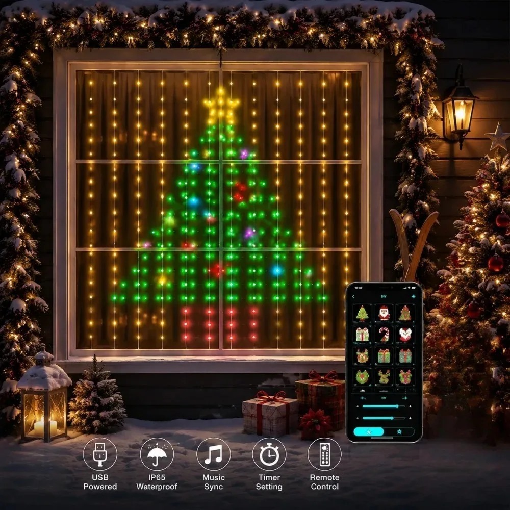 Home Decor Free App - LED Piksel Perde Işıkları Bluetooth APP