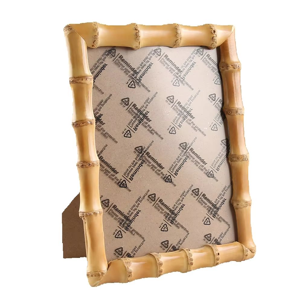 Bamboo Photo Frame - Nilerun El Yapımı Doğal Bambu Kökü