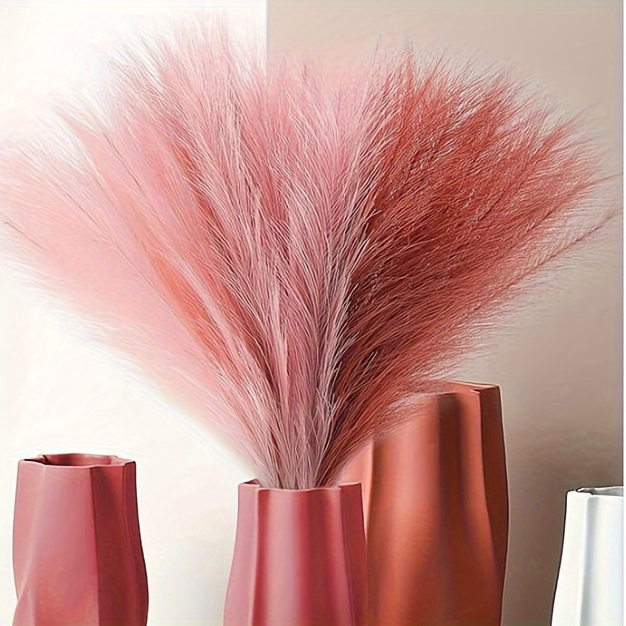 Pampas Grass Decor - 10 adet yapay Pampas çim simülasyon