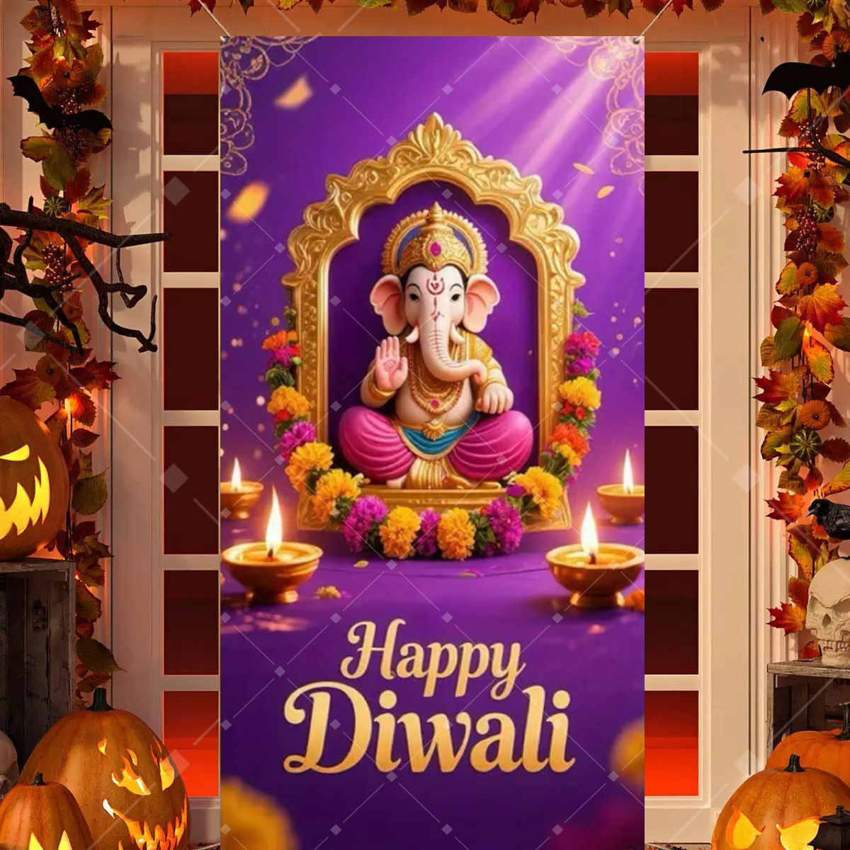 Diwali Süsleme Partisi Arka Pl - Home Decor Indonesia incelemesi ve fiyatı