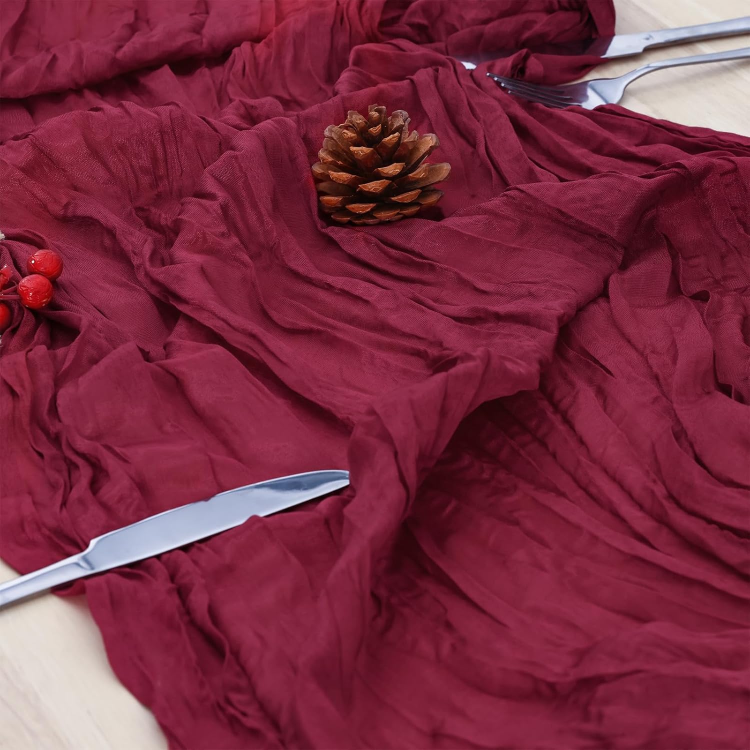 10 Adet Peynir Bezi Masa Örtüs - Linen Table Runner incelemesi ve fiyatı