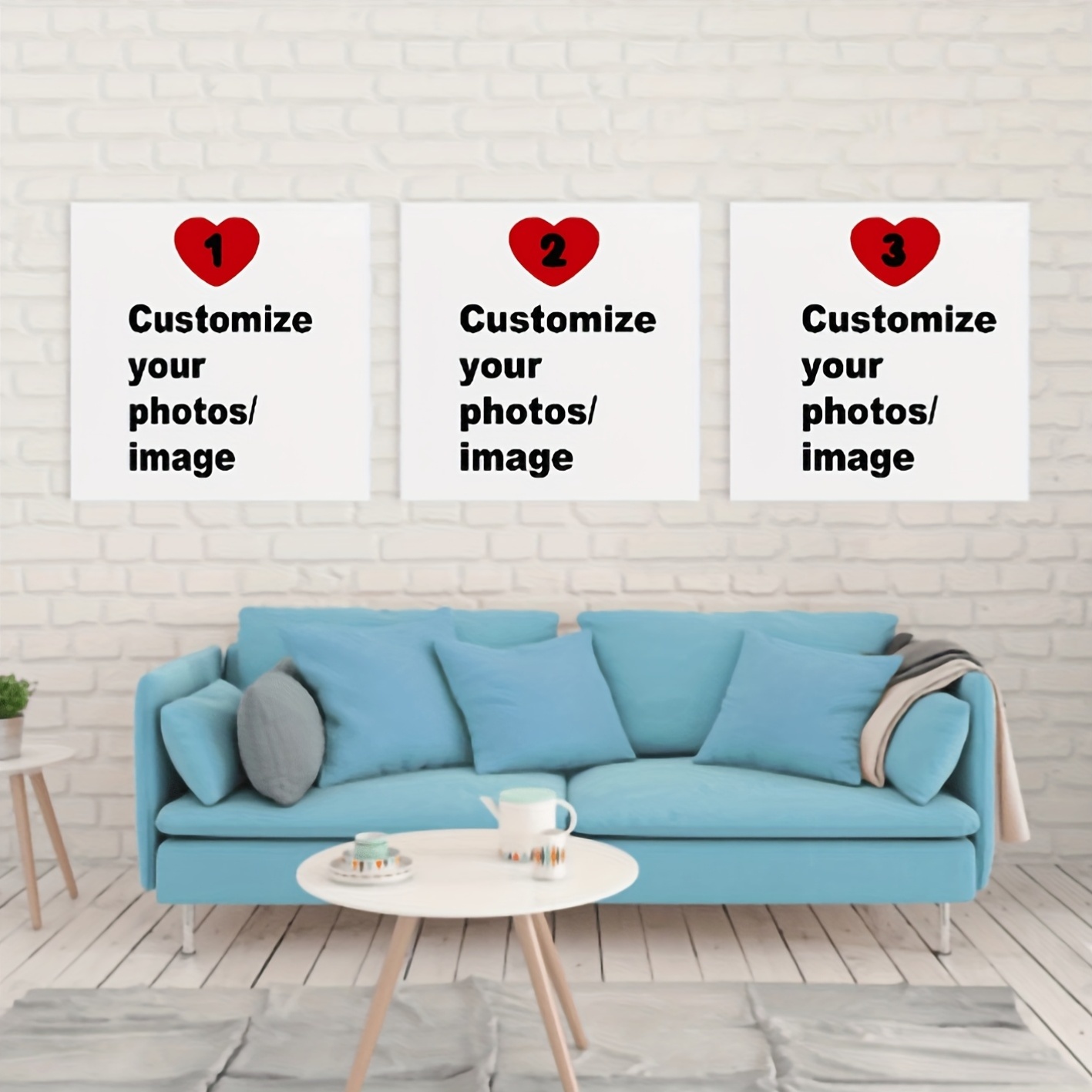 3'lü/set Özel Kare Kanvas Post - Home Decor Theme incelemesi ve fiyatı