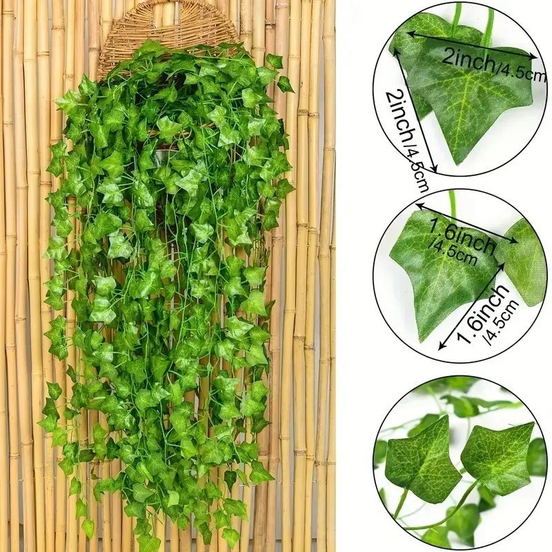 Yapay Yeşil Sarmaşık Yaprağı R - Rattan Plant Basket incelemesi ve fiyatı